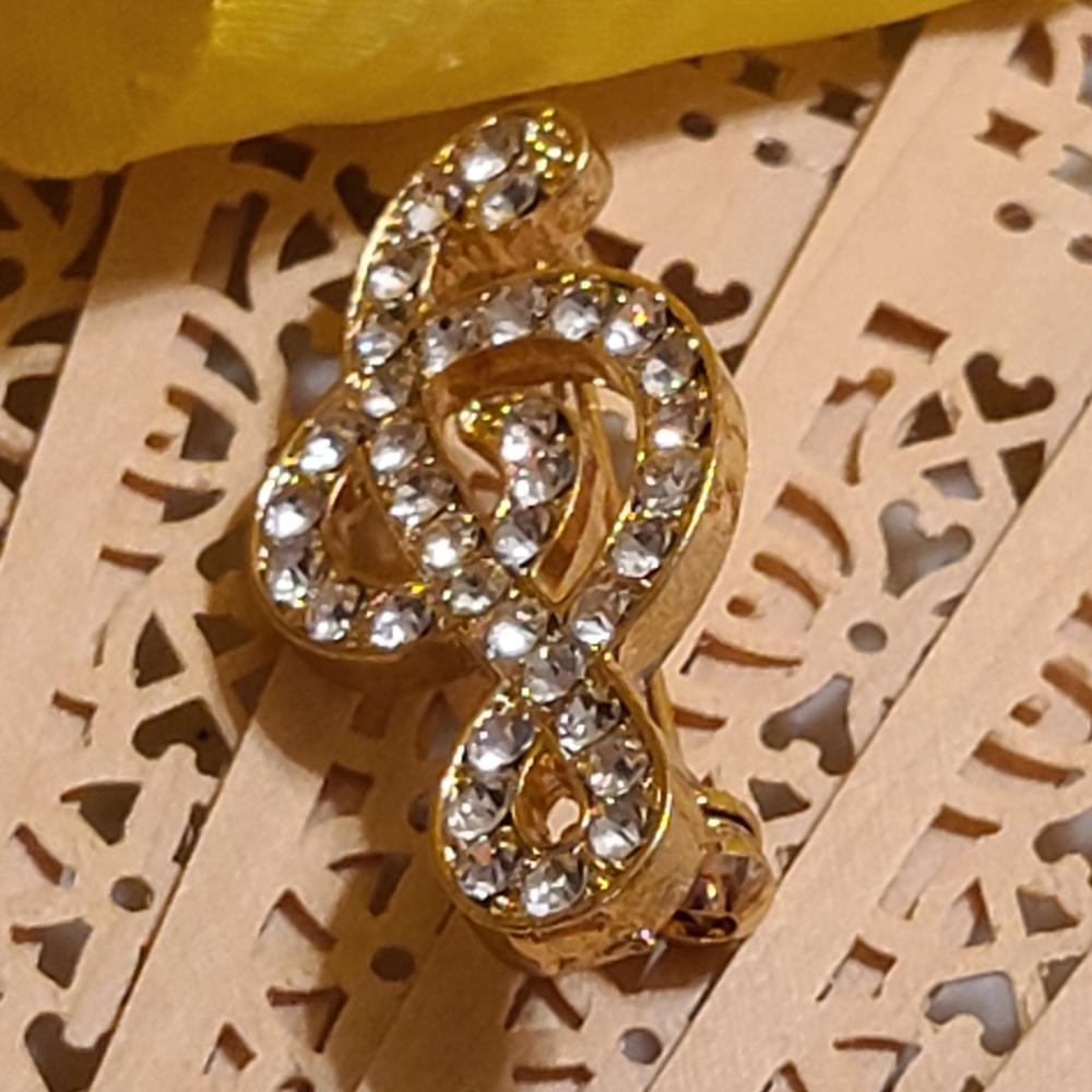 Music Note Brooch Pin - Picture 3 of 7